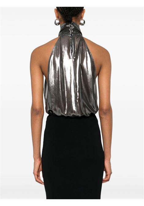 Silver metallic-finish Loulou bodysuit The new arrivals - women THE NEW ARRIVALS | NA00600290361SLVR